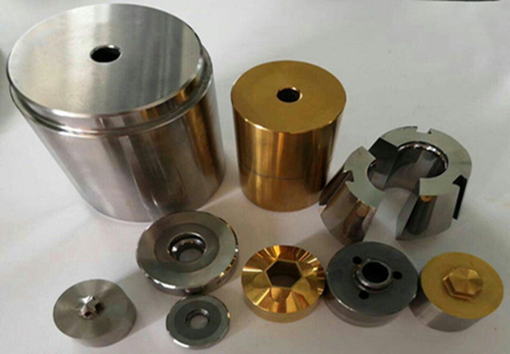 Metal Wire Cutting Parts Precision Mechanical Spare Parts With Polishing DLC Coating